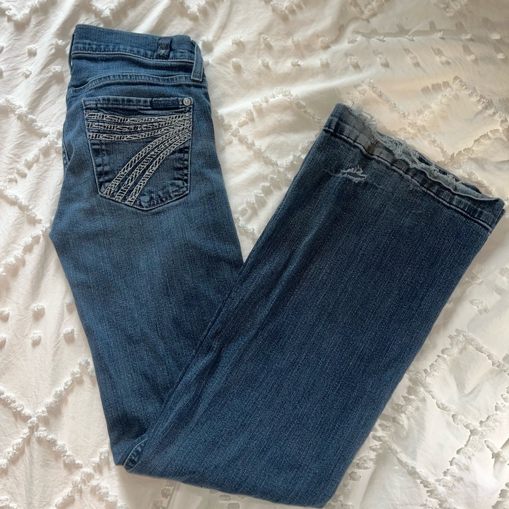 7 For All Mankind Dojo Flare Jeans